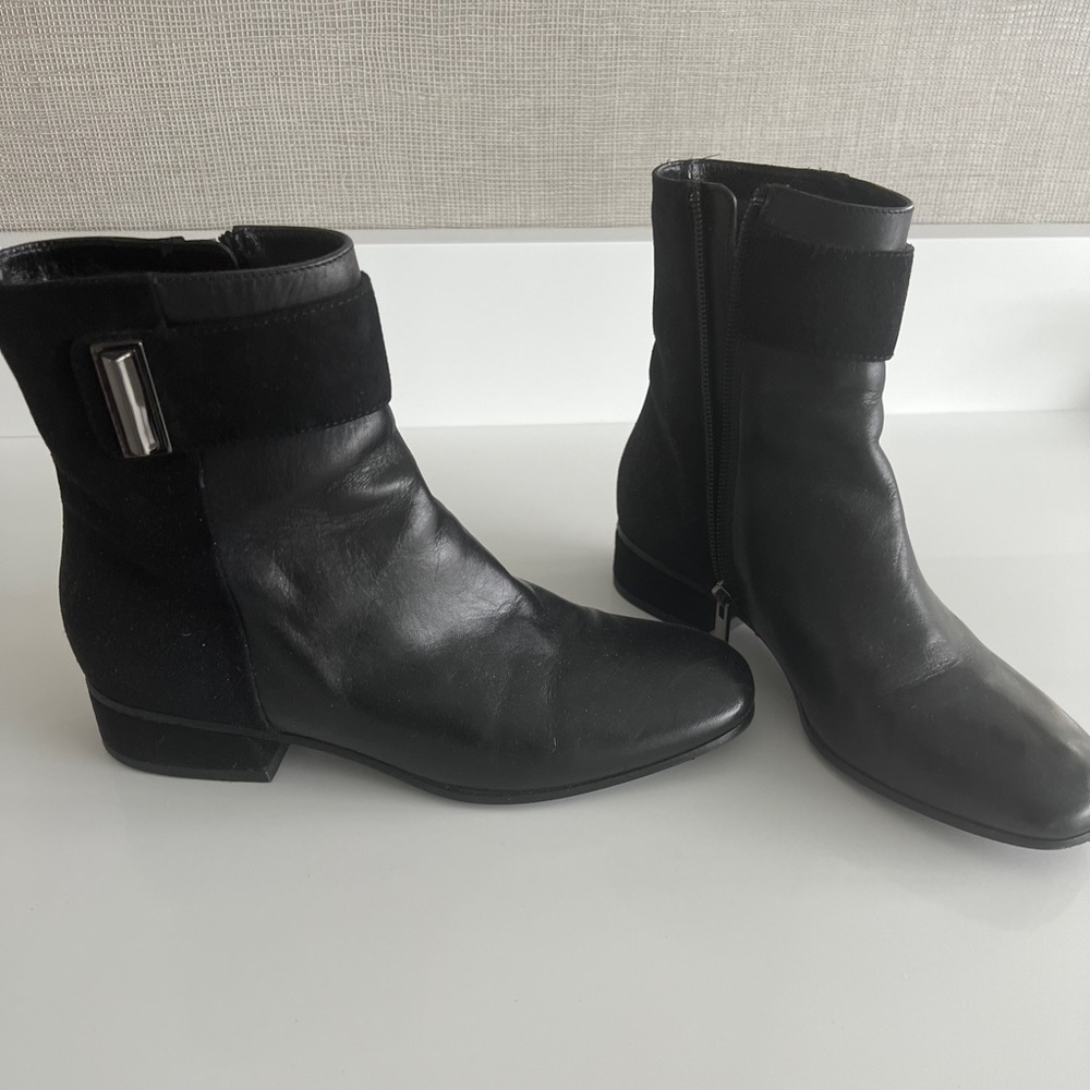 Black Aquatalia ankle boots